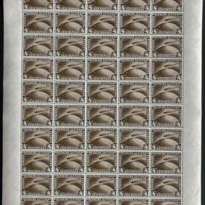 4 RM Polarfahrt postfrisch im Bogen - Winter-Fälschung-selten