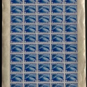 2 RM Chicacofahrt postfrisch im Bogen - Winter-Fälschung-selten