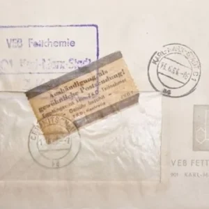 DDR - ZKD schöner Brief „Auslieferung als gewöhnliche Postsendung“ #3