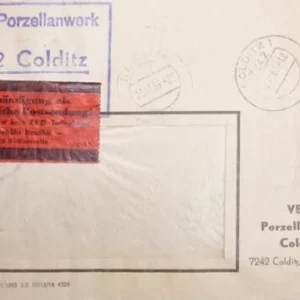 DDR - ZKD schöner Brief „Auslieferung als gewöhnliche Postsendung“ #50