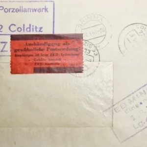 DDR - ZKD schöner Brief „Auslieferung als gewöhnliche Postsendung“ #71