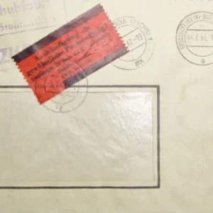 DDR - ZKD schöner Brief „Auslieferung als gewöhnliche Postsendung“ #76