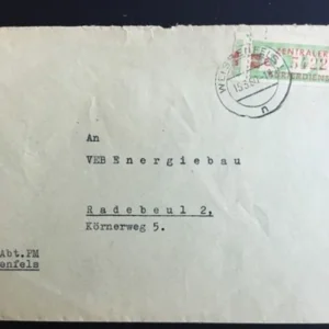 ZKD Mi.-Nr. 31 I C auf Bedarfsbrief