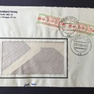 ZKD Mi.-Nr. 30 M auf Bedarfsbrief