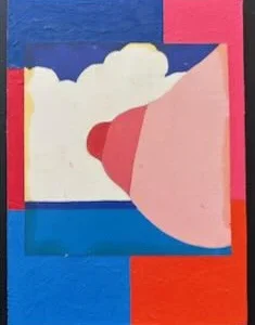 Collage des Berliner Kunstmaler Bruno Dunst (1940-2023)