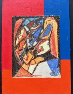 Collage des Berliner Kunstmaler Bruno Dunst (1940-2023)