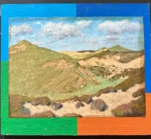 Collage des Berliner Kunstmaler Bruno Dunst (1940-2023)