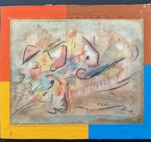 Collage des Berliner Kunstmaler Bruno Dunst (1940-2023)