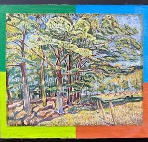 Collage des Berliner Kunstmaler Bruno Dunst (1940-2023)