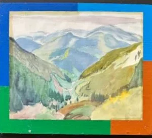 Collage des Berliner Kunstmaler Bruno Dunst (1940-2023)