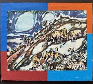 Collage des Berliner Kunstmaler Bruno Dunst (1940-2023)