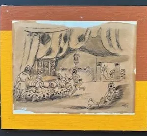 Collage des Berliner Kunstmaler Bruno Dunst (1940-2023)