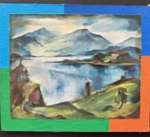 Collage des Berliner Kunstmaler Bruno Dunst (1940-2023)