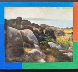 Collage des Berliner Kunstmaler Bruno Dunst (1940-2023)