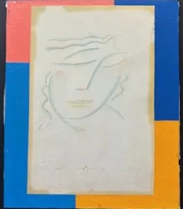 Collage des Berliner Kunstmaler Bruno Dunst (1940-2023)