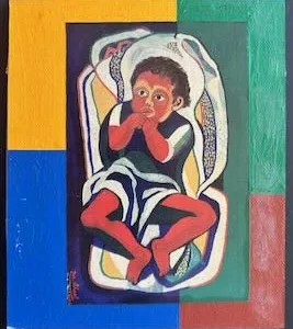 Collage des Berliner Kunstmaler Bruno Dunst (1940-2023)