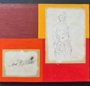 Collage des Berliner Kunstmaler Bruno Dunst (1940-2023)