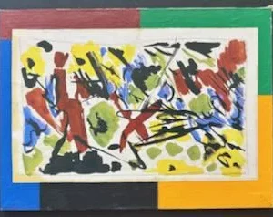 Collage des Berliner Kunstmaler Bruno Dunst (1940-2023)