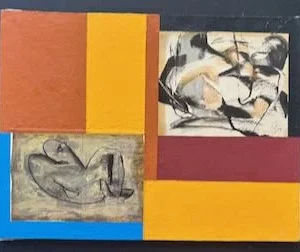 Collage des Berliner Kunstmaler Bruno Dunst (1940-2023)