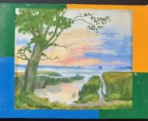 Collage des Berliner Kunstmaler Bruno Dunst (1940-2023)