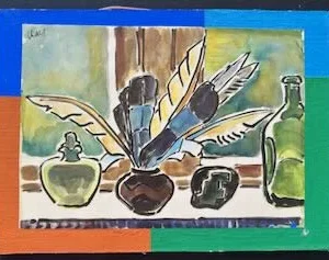 Collage des Berliner Kunstmaler Bruno Dunst (1940-2023)