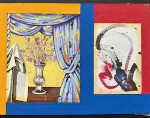 Collage des Berliner Kunstmaler Bruno Dunst (1940-2023)