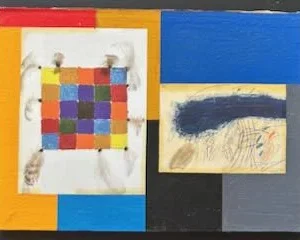Collage des Berliner Kunstmaler Bruno Dunst (1940-2023)