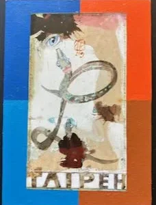 Collage des Berliner Kunstmaler Bruno Dunst (1940-2023)