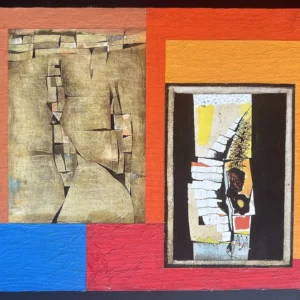 Collage des Berliner Kunstmaler Bruno Dunst (1940-2023)