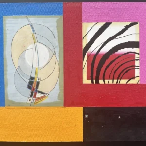 Collage des Berliner Kunstmaler Bruno Dunst (1940-2023)