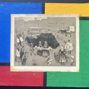 Collage des Berliner Kunstmaler Bruno Dunst (1940-2023)