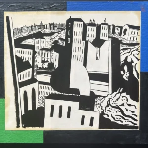 Collage des Berliner Kunstmaler Bruno Dunst (1940-2023)