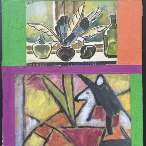 Collage des Berliner Kunstmaler Bruno Dunst (1940-2023)