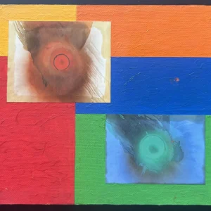 Collage des Berliner Kunstmaler Bruno Dunst (1940-2023)