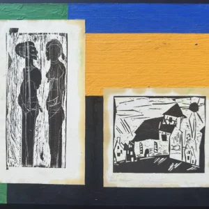 Collage des Berliner Kunstmaler Bruno Dunst (1940-2023)