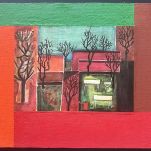 Collage des Berliner Kunstmaler Bruno Dunst (1940-2023)