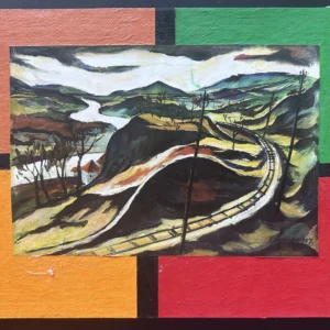 Collage des Berliner Kunstmaler Bruno Dunst (1940-2023)