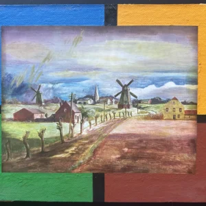 Collage des Berliner Kunstmaler Bruno Dunst (1940-2023)