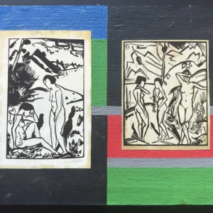 Collage des Berliner Kunstmaler Bruno Dunst (1940-2023)