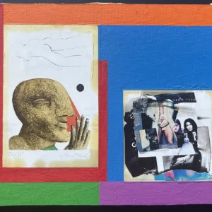 Collage des Berliner Kunstmaler Bruno Dunst (1940-2023)