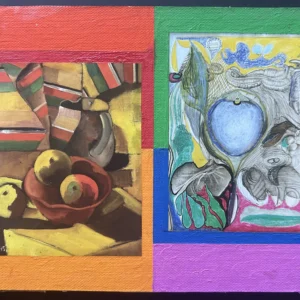 Collage des Berliner Kunstmaler Bruno Dunst (1940-2023)