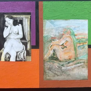 Collage des Berliner Kunstmaler Bruno Dunst (1940-2023)