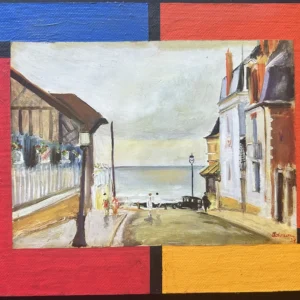 Collage des Berliner Kunstmaler Bruno Dunst (1940-2023)