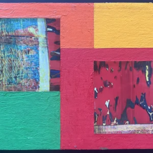 Collage des Berliner Kunstmaler Bruno Dunst (1940-2023)