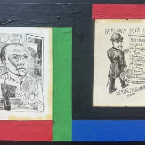 Collage des Berliner Kunstmaler Bruno Dunst (1940-2023)