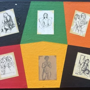 Collage des Berliner Kunstmaler Bruno Dunst (1940-2023)