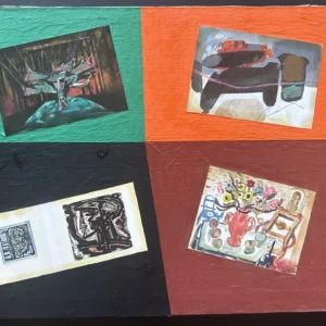 Collage des Berliner Kunstmaler Bruno Dunst (1940-2023)