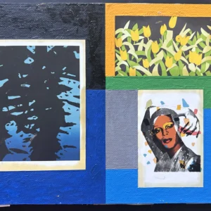 Collage des Berliner Kunstmaler Bruno Dunst (1940-2023)