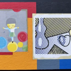 Collage des Berliner Kunstmaler Bruno Dunst (1940-2023)