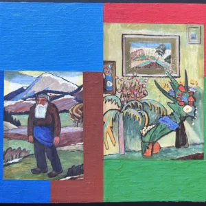 Collage des Berliner Kunstmaler Bruno Dunst (1940-2023)